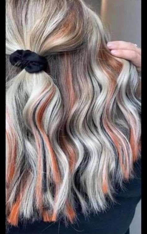 Peekaboo Hair Colors, Western Hair, Fall Blonde Hair, Hair Color Ideas For Black Hair, Color Ideas For Black Hair, Ideas For Black Hair, Peekaboo Hair, Balayage Hair Dark, Dyed Hair Inspiration