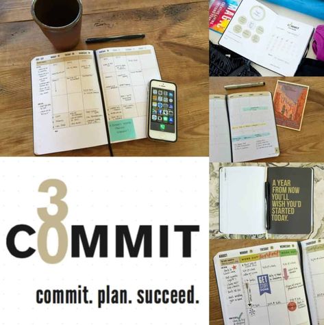 Commit30 Planner Ideas, Commit 30 Planner Ideas, Commit 30 Planner, 2024 Health, Planner Setup, Planner Tips, Specific Goals, Planner Layout, You Can Do Anything