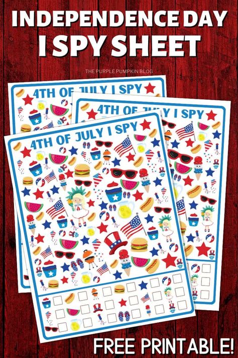 I Spy Printable, Summer Time Activities, Fourth Of July Crafts For Kids, I Spy Games, Spy Games, Printables Free Kids, Fun Games For Kids, Preschool Games, Game For Kids