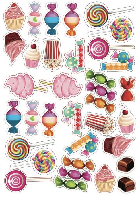 Candyland Decorations Printable, Lol Cupcake Toppers Printable, Candy Land Topper Printable, Candyland Themed Cupcakes, Candyland Cupcake Toppers Printable, Two Sweet Party 2nd Birthday Cake Pops, Candy Theme Cake Topper, Candy Cake Topper Printable, Candy Land Cake Topper Printable