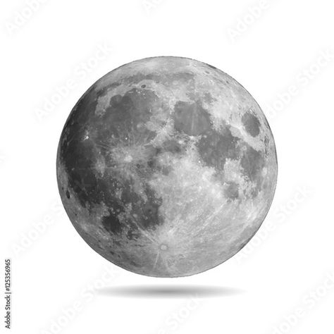 Realistic Moon Tattoo Designs, Moon Realistic Tattoo, Abigail Tattoo, Moon Tattoo Realistic, Moon White Background, Drawing The Moon, Full Moon Drawing, Realistic Moon Tattoo, Moon Sketch