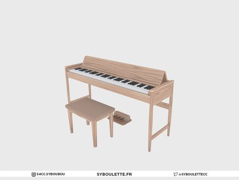 The Sims Resource - Advent 2022 - Piano Sims 4 Piano Cc, Ts4 Bedroom, Sims 4 Bedroom, Los Sims, Cabinet Of Curiosities, Sims 1, Sims Community, Cc Sims, Ts4 Cc