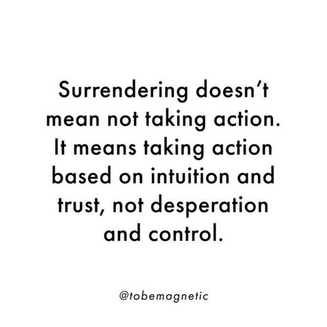 Empowerment Blog / Life Coach on Instagram: "To surrender is not to sit around and do nothing. It’s a MINDSET. It’s a calm sense and knowing that you don’t have to “human will” anything. The universe is always sending you the gifts and lessons required for you to reach your highest good. ✨ #repost from @tobemagnetic" To Be Magnetic, Be Magnetic, Intuitive Life Coach, Radical Acceptance, Highest Good, Do Nothing, Positive Self Affirmations, Spiritual Life, Healing Quotes