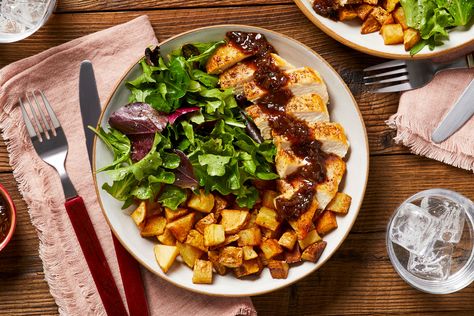 Balsamic Fig Chicken, Fig Chicken, Hello Fresh Dinners, Fig Sauce, Balsamic Vinegar Chicken, Hello Fresh Recipes, Chop Suey, Glazed Chicken, Fig Jam