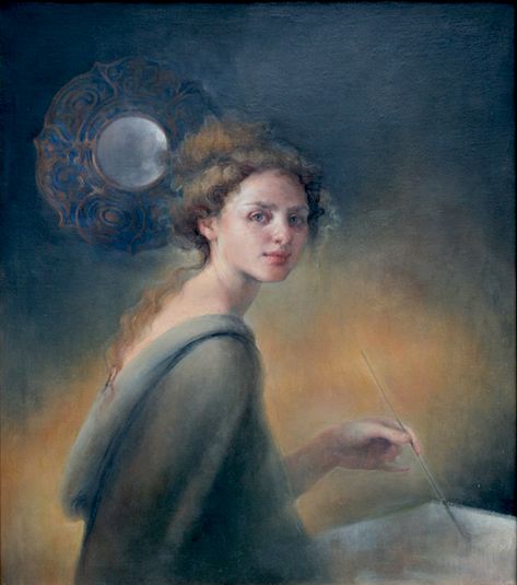 Impressioni Artistiche : ~ Maria Kreyn ~ Maria Kreyn, History Painting, Ukrainian Art, Figurative Artists, Unusual Art, Russian Artists, Mirror Art, Old Master, Figurative Art