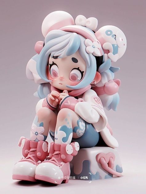 Chibi Practice, Nomad Sculpt, Character Maker, Fun Illustration, 3d Characters, Character Design References, Kawaii Art, Anime Sketch, Kawaii Girl