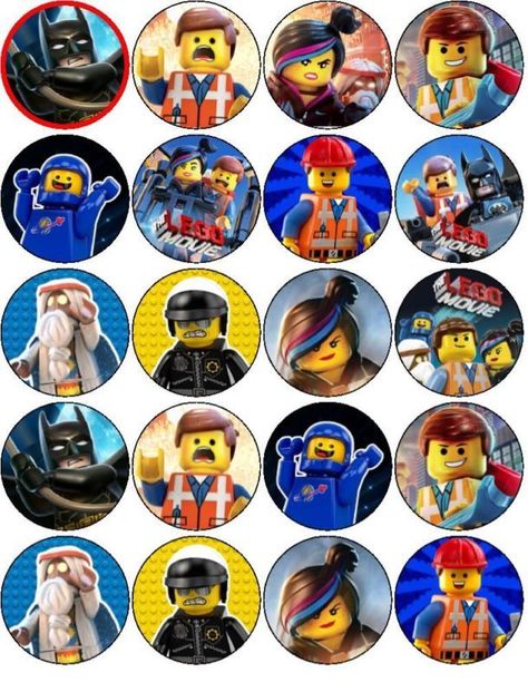 Movie Cupcakes, Lego Cupcakes, Roblox Birthday Cake, Lego Themed Party, Classroom Rules Poster, The Lego Movie, Vbs Themes, Party Things, Lego Cake