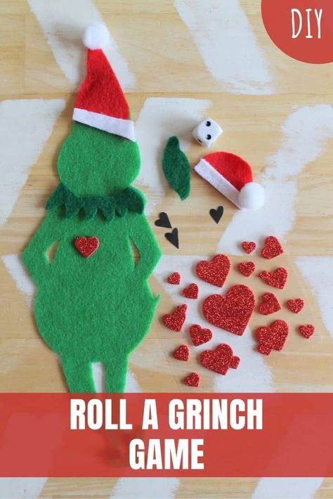 Grinch Craft, Dr. Seuss Crafts, Grinch Printable, Grinch Crafts, Dr Seuss Crafts, Seuss Crafts, Grinch Christmas Party, Free Printable Crafts, Grinch Party