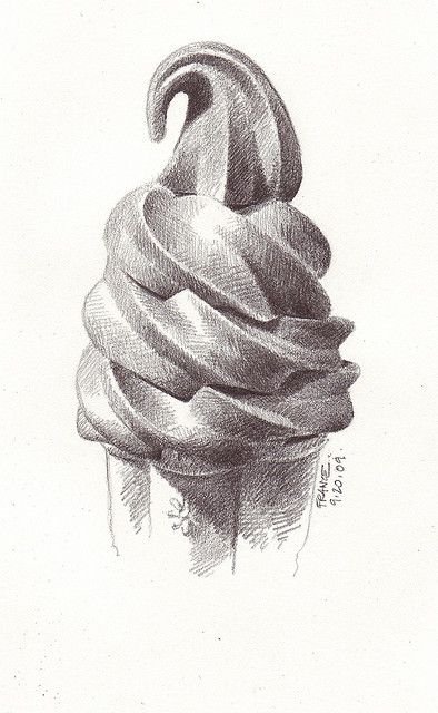 wagonized is a genius with light and shade Realistic Drawings Of Objects, Value Drawing, Easy Pencil Drawings, Tea Ice Cream, Green Tea Ice Cream, Desen Realist, Observational Drawing, Object Drawing, Pencil Drawings Easy