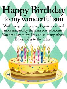 You Are a Joy to my Life - Happy Birthday Wishes Card for Son: For a son who never ceases to amaze you, wish a happy birthday and day lived to the fullest! Send a birthday greeting card to your son that will leave a lasting impression. Our messages are sincere, heartfelt, and long remembered. Let yours son know how much you love him and have loved watching him grow into the man he is today-a man who brings so much joy to the lives of everyone around him. Happy Birthday To My Amazing Son, Birthday Wishes Greetings For Son, For My Son On His Birthday, Happy Birthday To My Wonderful Son, Happy 35th Birthday Son, Happy 29th Birthday Son, Happy Birthday Adult Son, Happy 23rd Birthday Son, Happy Birthday To My Son Quotes