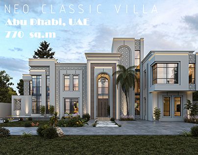 Check out new work on my @Behance profile: "Neo Classic Villa - Abu Dhabi" http://be.net/gallery/171419489/Neo-Classic-Villa-Abu-Dhabi Modern Classic Villa Exterior, New Classic Villa Exterior Design, Neo Classic Villa Exterior, Neo Classic Villa, Classic Villa Exterior, New Classic Villa, Modern Villa Exterior, Neoclassical Villa, Classic Interior Design Luxury