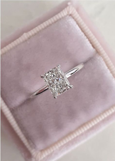 2.14 Ct Elongated Cushion Cut Lab Grown Engagement Ring/Solitaire Wedding Ring/14K White Gold Ring/Hidden Halo CVD Diamond Ring/Promise Ring ● DIAMOND DETAILS → Total Diamond Weight: 2.23 CTW → Center Stone Certification: IGI/GIA → Center Diamond Shape: Elongated Cushion Cut → Center Diamond Weight: 2.14 CT → Color: I → Clarity: VS2 → Side Stone Diamond Shape: Round Cut → Side Stone Weight: 0.09 CT ● JEWELRY DETAILS → Metal Options: 10K/14K/18K Solid Gold, Or Platinum → Metal Finish: Yellow / Rose / White Gold → Metal Stamp On Jewelry: Yes → Metal Report: Yes (Ships with Orders) → SKU No: SOJ039 ● SHADES OF JEWELRY SERVICES → Customised/Personalised Handmade jewellery → 80+ antique and fancy cuts and shapes of lab-grown diamonds including more than 10 colours of diamonds → Made in a good e