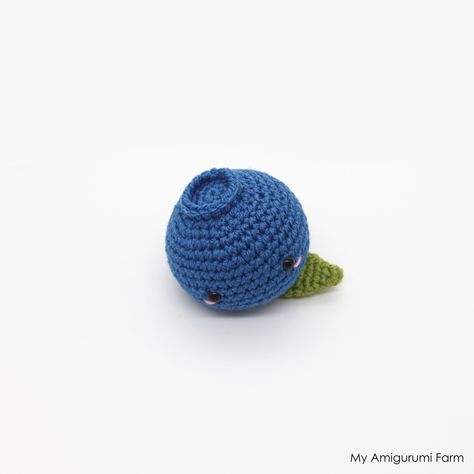 FREE CROCHET BLUEBERRY PATTERN Crochet Blueberry Pattern, Amigurumi Blueberry, Blueberry Crochet, Crochet Blueberry, Blueberry Pattern, Magic Ring Crochet, Stylecraft Special Dk, Free Crochet Amigurumi, Scissors Crafts