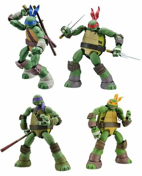 Teenage Mutant Ninja Turtles Revoltech Neca Tmnt, Teenage Mutant Ninja Turtles Toy, Capas Minecraft, Ninja Turtle Toys, Ninja Turtles Funny, Ninja Turtles Action Figures, Boys Slippers, Ninja Turtles Art, Tmnt Turtles