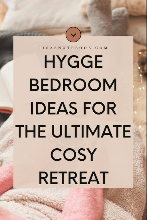 Your bedroom is meant to be your relaxing comfort zone that should be your sanctuary. Hygge means cosy and the ultimate relaxation design for your bedroom. These are some ideas you are going to want to try for your bedroom decor. #bedroomdecorideas #sanctuary #relaxing #bedroom #bedroomdecoration Bedroom Ideas Hygge, Bedroom Sanctuary Ideas Relaxing, Hygge Master Bed, Bedroom Hygge Ideas, Hygge Aesthetic Bedroom, Hyggee Bed, Hygge Playlist, Cosy Bedroom Ideas, Bedroom Hygge