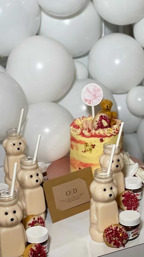 opulentdecor.co on Instagram: 🧸The Opulentdecor.co Bear Edition 🧸 Setting trends with our new mini bear and neon backdrop as well as our treat table 🤩 Follow… Bear Dessert Table, Neon Backdrop, Treat Table, Baby Ideas, Dessert Table, This Is Us, Baby Shower, Neon, Dessert