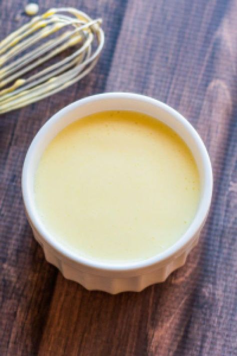 Classic Hollandaise Sauce · My Three Seasons Keto Custard Recipe, Hollandaise Sauce Uses, Keto Custard, Brunch Favorites, Cinnamon Honey Butter, Custard Recipe, Custard Recipes, Hollandaise Sauce, Cheesy Sauce