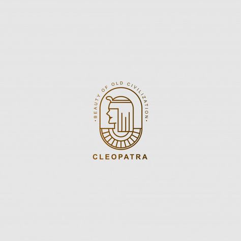 Cleopatra Logo Design, Cleopatra Illustration, Elegant Logos, Inspiration Logo Design, Logo Design Inspiration Creative, Unique Logo Design, Feminine Logo, Professional Logo Design, Logo Design Creative