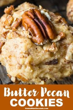 Pecans Cookies, Holiday Dessert Platter, Pinterest Christmas, Butter Pecan Cookies, Dessert Platter, Pecan Cookies, Chocolate Oatmeal, Pecan Recipes, Oatmeal Bars