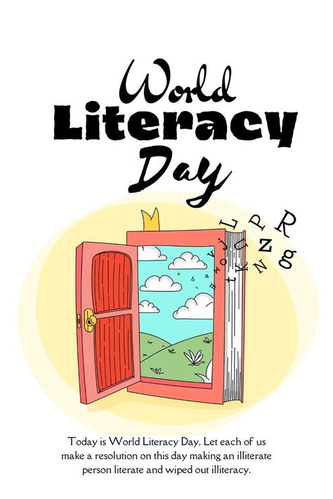 Happy International Literacy Day ! Literacy Day Activities, World Literacy Day, Jolly Phonics Activities, International Literacy Day, Literacy Day, Literacy Coaching, Elementary Learning, Jolly Phonics, Phonics Activities