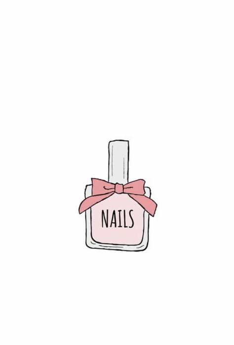 Nail Polish Bottle Tattoo, Aesthetic Wallpaper Nails, Nail Polish Drawing, Nail Wallpaper, Nails Icon, Nail Logos, Nail Artist Logo, Wedding Card Frames, Bottle Tattoo