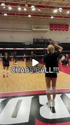 Dan Meske on Instagram: "Test your 🧠 and have some fun!  Chaos ball (or Swedish 2 fish 🐟) is a fun warm up game we use to keep things light!  RULES:  - One server is designated for each team for each rally.  Only they can serve the ball back in play.   - The FIRST serve must be contacted 3 times by receiving team.  After that anything goes.  - NO JUMPING  - If you lose a ball, your team can retrieve it and get it back in play. (Yes the other team can chuck it across the gym 😀)  - When one team has lost BOTH balls that rally is over and a point is awarded.  This drill will be “chaos” at first and be hard to pick up, but once your team understands it, it’s a total blast!  #volleyball #voleibol #voleybol" Volleyball Basics, Fun Warm Up Games, Volleyball Serving Drills, Volleyball Serve, Warm Up Games, Volleyball Skills, Pe Lessons, Volleyball Practice, Volleyball Humor