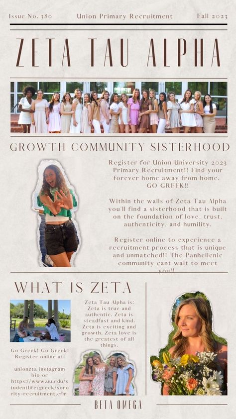 Cob Recruitment Ideas, Cob Ideas Recruitment, Recruitment Flyer Design, Recruitment Event Ideas, Sorority Recruitment Graphics, Publicity Ideas, Recruitment Flyer, Sisterhood Ideas, Sorority Instagram