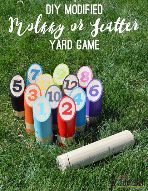 Molkky Diy, Outdoor Wedding Games, Yard Ideas Diy, Outdoor Yard Games, Yard Game, Diy Yard Games, Diy Outdoor Weddings, Giant Games, Garden Games