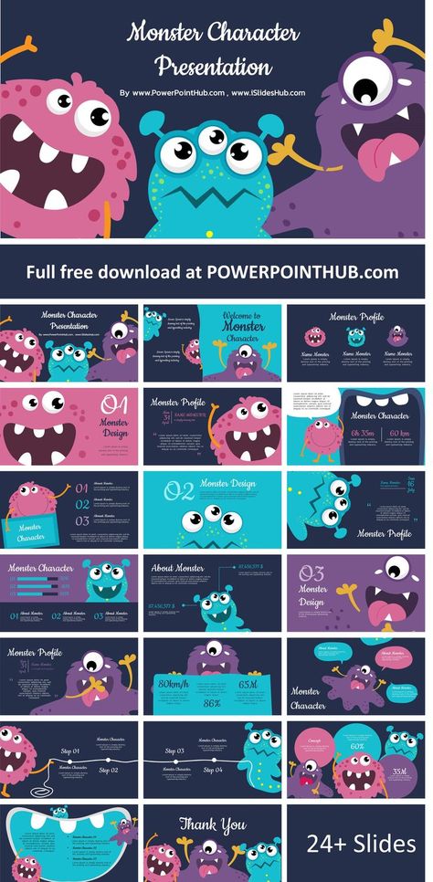 Free PowerPoint Template & Google Slide & Keynote. Enjoy your presentation with adorable monster cartoons to create awsome presentation for kids. パワーポイント #PowerPoint #presentations #Presentation #presentationtips #Office365 #Microsoft #MicrosoftEdu #slides Power Point Design Free, Cartoon Powerpoint, Powerpoint Presentation Ideas, Powerpoint Game Templates, Cute Powerpoint Templates, Best Presentation Templates, Pitch Presentation, Powerpoint Tutorial, Book Presentation