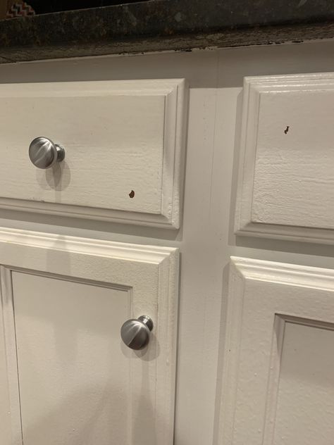 Strip Paint Off Kitchen Cabinets, Repaint Painted Cabinets, How To Paint Old Cabinets, Painting Painted Cabinets, How To Paint Painted Cabinets, How To Remove Paint From Cabinets, How To Paint Over Painted Cabinets, Strip Paint Off Cabinets, Removing Paint From Cabinets