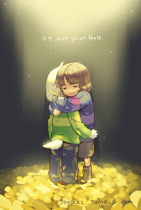 spoilers My art Fanart pacifist frisk undertale Asriel joodlez ... Sans E Frisk, Undertale Ships, Undertale Sans, Undertale Cute, Undertale Drawings, Undertale Art, Undertale Fanart, Video Game Art, Undertale Au