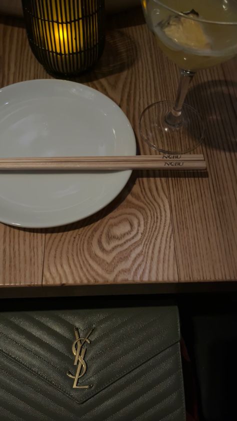 ysl bag nobu luxury nyc Sushi Night Aesthetic, Nobu Aesthetic, Addy Rae, Stargirl Interlude, Nyc Night, Luxury Restaurant, Ig Stories, Insta Photo Ideas, Mykonos