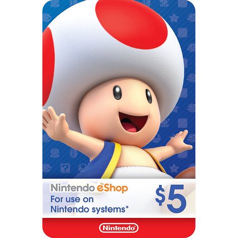 eCash - Nintendo eShop Gift Card $5 - Switch / Wii U / 3DS [Digital Code] -- To view further for this item, visit the image link. (This is an affiliate link) #VideoGames Nintendo Shop, Free Eshop Codes, Nintendo Switch System, Nintendo Eshop, Good Birthday Presents, Game Codes, Card Balance, Gift Voucher, Gift Card Generator