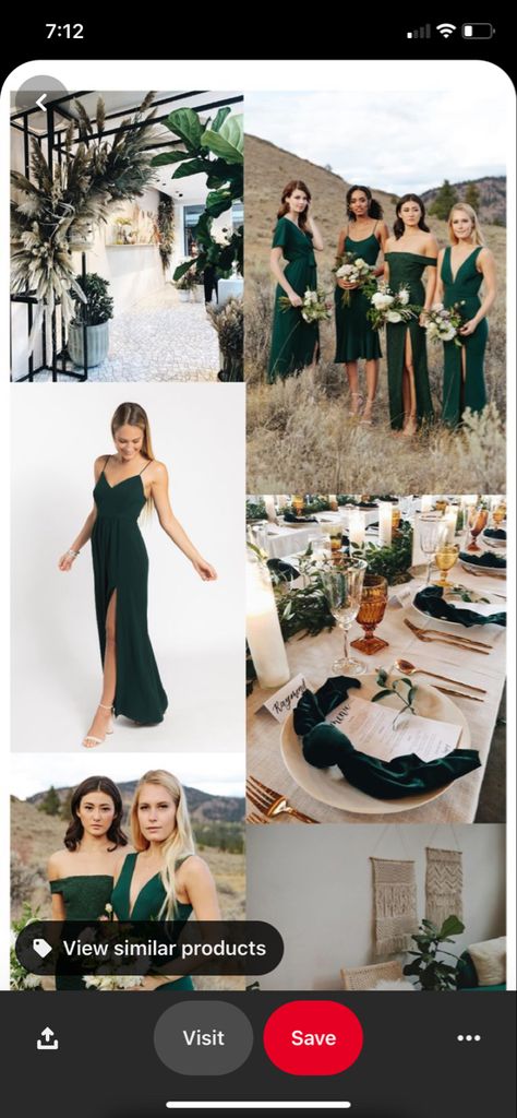 Hunter Green Bridesmaid Dresses, Hunter Green Bridesmaid, Wedding Colour Schemes, Hunter Green Bridesmaid Dress, Hunter Green Wedding, Emerald Green Bridesmaid Dresses, Green Bridesmaid Dress, Dark Green Wedding, Emerald Bridesmaid Dresses