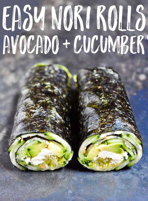 Plat Vegan, Avocado Dessert, Cibo Asiatico, Chocolate Zucchini, Idee Pasto Sano, Avocado Recipes, Sushi Rolls, Base Foods, Raw Food Recipes