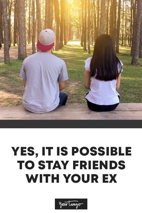 Yes, It Is Possible To Stay Friends With Your Ex | YourTango #friendship #ex Staying Friends After Breakup, Forgive A Cheater, Friends After Breakup, Dating A Younger Man, Does He Miss Me, Mind Wellness, Get Over A Breakup, Cheating Girlfriend, How To Forgive