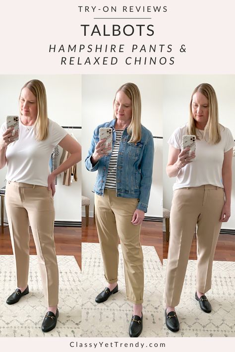 Try-On Reviews of Talbots Hampshire Pants in regular and curvy fit and Relaxed Chinos. See the post on the blog at classyyettrendy.com/blog. Shop the post with the “Shop My Instagram” link in my Instagram profile 💗 or go here -> https://classyyettrendy.com/instagram-shop/ Follow me in the LIKEtoKNOW.it app or at https://www.liketoknow.it/classyyettrendy #talbots #mytalbots Organized Closet, Classy Yet Trendy, Fancy Clothes, Wardrobe Capsule, Spring Capsule Wardrobe, Curvy Women Outfits, Zara Fashion, Womens Business Casual, Instagram Link