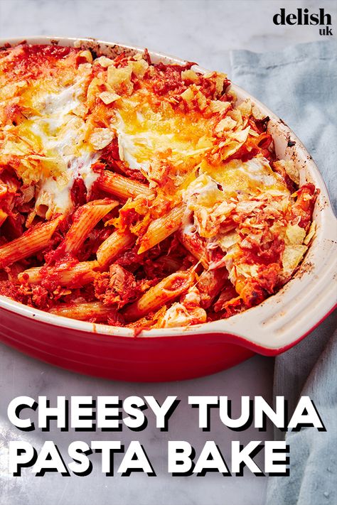 Tuna Pasta Bake Easy, Tomato Tuna Pasta Bake, Tuna Bake Recipe, Pasta Meal Ideas, Tomato Tuna Pasta, Tomato Pasta Recipes, Tuna Pasta Bake Recipe, Butter Spaghetti, Tuna Bake