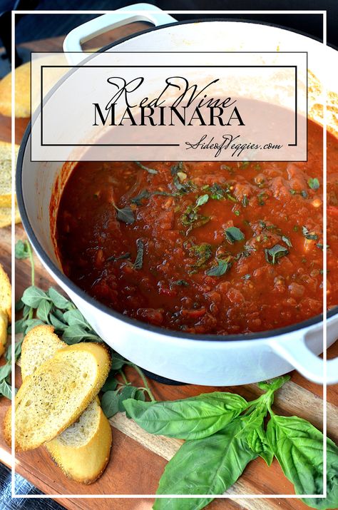 My go to version of a tomato/marinara sauce that’ll convince you never to buy store bought again. Red Wine Marinara Sauce, Tomato Marinara Sauce, Big Tomato, Roasted Cherry Tomatoes, Tomato Vegetable, Roasted Tomato, Sauteed Vegetables, Crushed Tomatoes, Marinara Sauce