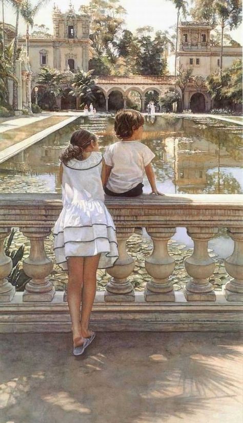 The WaterColor Paintings of Steve Hanks Famous Watercolor Artists, Steve Hanks, Dimitra Milan, Robert Duncan, Camp Fire Girls, Hyper Realistic Paintings, Lake Girl, Most Famous Artists, Classical Art