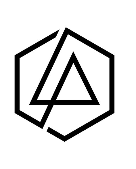 Linkin Park Logo Tattoo, Linkin Park Drawing, Linkin Park Tattoo Ideas, Linkin Park Shirt, Linkin Park Tattoo, Lp Tattoo, Tatuaje Studio Ghibli, Linkin Park Logo, Tattoo Zone