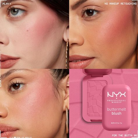 NYX PROFESSIONAL MAKEUP Buttermelt Powder Blush, Fade and Transfer-Resistant Blush, Up to 12HR Make Up Wear, Vegan Formula - For The Butta #viralbeauty Amazon Affiliate Nyx Blush, Ciate London, How To Apply Blush, Skin Toner, Powder Blush, Scalp Care, Mango Butter, Pressed Powder, Nyx Professional Makeup