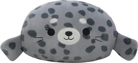 #ad #commissionsearned Amazon.com: Squishmallows Original Stackables 12-Inch Grey Spotted Seal with White Belly - Medium-Sized Ultrasoft Official Jazwares Plush : Toys & Games Stackable Squishmallows, Spotted Seal, Christmas Mystery, Easter Plush, Disney Emoji, Pet Dogs Puppies, Floppy Ears, Cute Plush, Plush Dolls