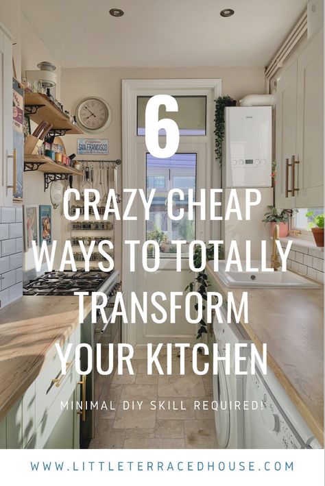 Easy Kitchen Makeover, Small Galley Kitchen, Budget Kitchen Makeover, Diy Kitchen Projects, Minimalism Home, Galley Kitchen Remodel, Galley Kitchens, Kitchen Diy Makeover, Kitchen Refresh