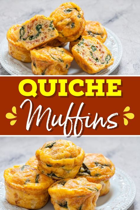 Muffin Pan Quiche Recipes, Muffin Cup Quiche Recipes, Muffin Quiche Recipes, Savory Veggie Muffins, Gf Quiche, Quiche Ideas, Breakfast Quiche Muffins, Tailgating Hacks, Assorted Muffins