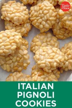 Pinoli Cookies Recipes, Pignoli Cookies Recipe Italian, Pinole Cookies, Yummy Pastries, Dry Cakes, Italian Treats, Millionaire Bars, Pignoli Cookies, Italian Baking