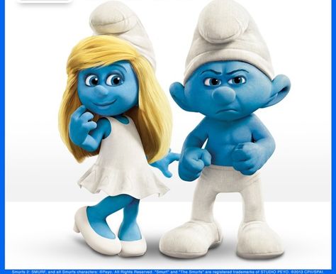 Smurf's Smurfs Movie, Papa Smurf, The Smurfs, Cartoon Movies, White Colors, True Blue, Cartoon Characters, Beauty And The Beast, Bar