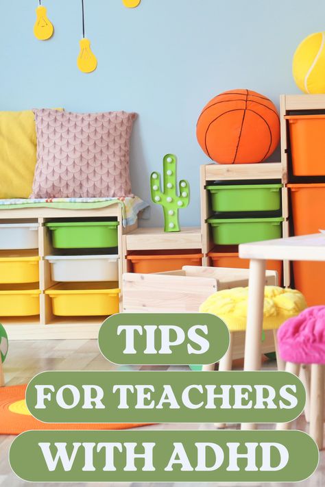 Tips for Teachers With ADHD Classroom Supply List, Preschool Classroom Setup, Classroom Routines And Procedures, Starting Kindergarten, Teacher Must Haves, Classroom Routines, Classroom Supplies, Classroom Setup, Classroom Environment