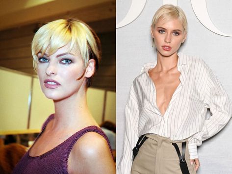 Characterized by soft, gentle edges, the soft-crop haircut, which looks like a revamped pixie cut, has dominated Winter 2023's haircut trends. Soft Crop Haircut, Crop Haircut, Trending Haircuts, Winter 2023, Pixie Cut, Short Hair, Get It, Short Hair Styles, Hair Cuts