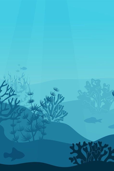 Underwater Seascape, Underwater Cartoon, Underwater Background, Pool Paint, Underwater Theme, Ocean Backgrounds, Ocean Reef, Kawaii Background, Procreate Ipad Art